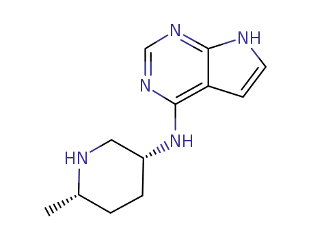 N-((3R,6S)-6-methylpiperidin-3-yl)-7H-pyrrolo[2,3-d]pyrimidin-4-amine