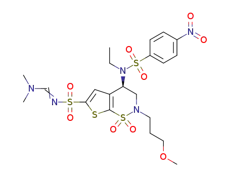 C<sub>21</sub>H<sub>29</sub>N<sub>5</sub>O<sub>9</sub>S<sub>4</sub>